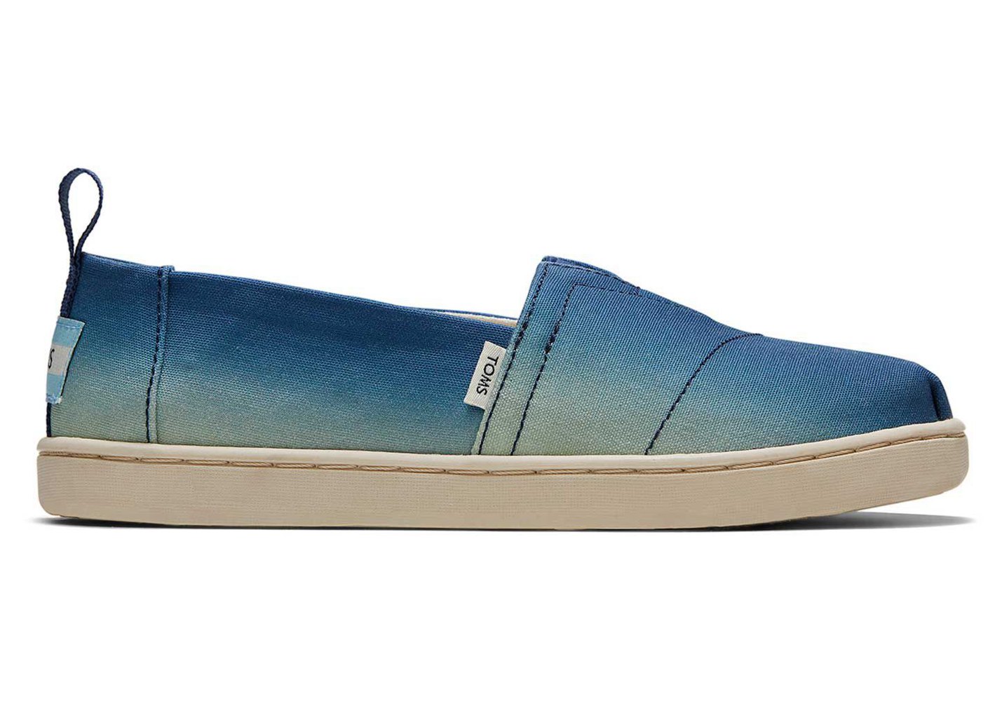 Toms Espadryle Dziecięce Indygo - Alpargata Youth Płócienne - 64AZHIEDT